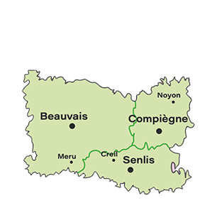 Carte oise 60